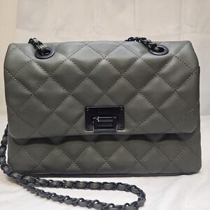 Aldo Quilted Olive Shoulder Bag